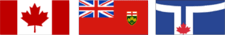 Flags of Canada, Ontario & Toronto